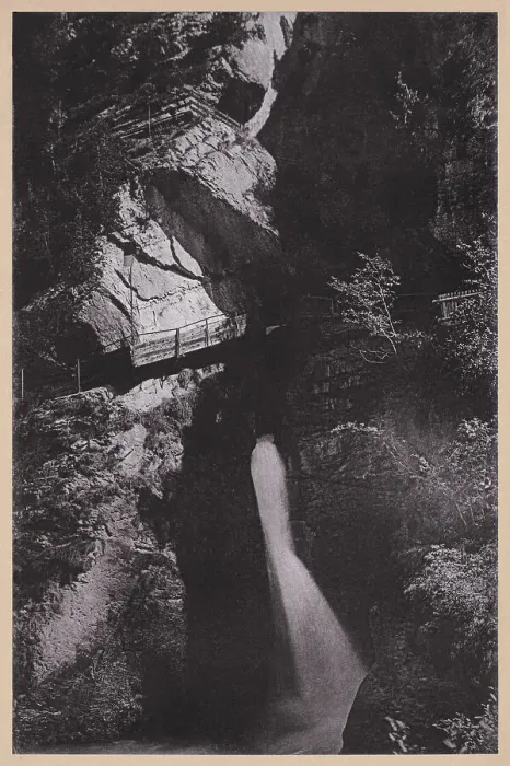 Framed Print : Trummelbach Falls, Lauterbrunnen Valley, Bernese Oberland, Switzerland, collotype, published ca.1898 Framed Print : Trummelbach Falls, Lauterbrunnen Valley, Bernese Oberland, Switzerland, collotype, published ca.1898
