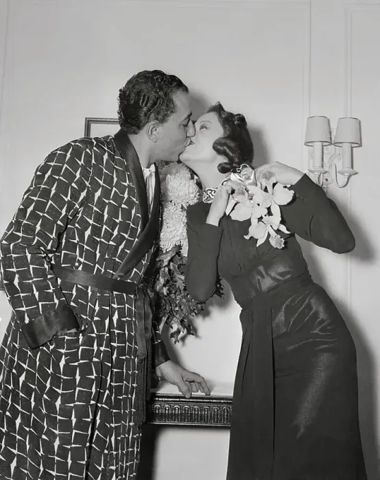 Framed Print : Trumpeter Louis Prima and Wife Alma Rose