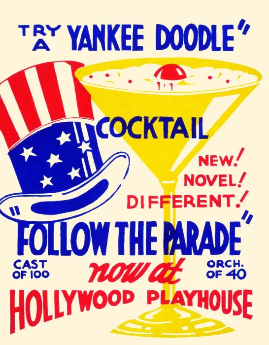 Framed Print : Try a Yankee Doodle cocktail Framed Print : Try a Yankee Doodle cocktail