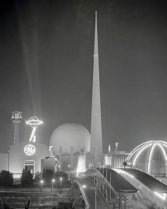 Framed Print : The Trylon and Perisphere Framed Print : The Trylon and Perisphere