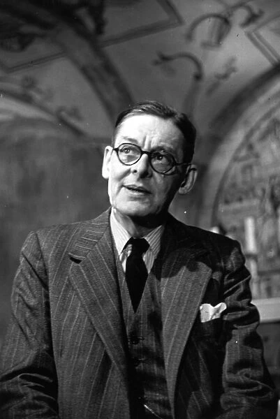 TS Eliot. 2nd June 1951: American-English poet and playwright TS Eliot (1888 - 1965)