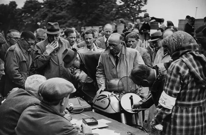 Framed Print : TT Spectators Framed Print : TT Spectators