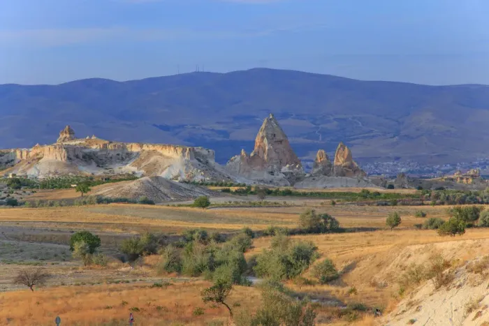 Framed Print : Tufa volcanic rock formations in Red Valley, Goreme National Park, Goreme, Cappadocia, Anatolia, Turkey Framed Print : Tufa volcanic rock formations in Red Valley, Goreme National Park, Goreme, Cappadocia, Anatolia, Turkey