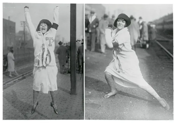 Framed Print : Tulane Cheerleader Marion Draper