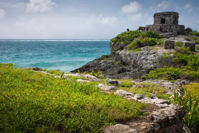 Framed Print : Tulum is a resort town on Mexicoas Caribbean coast, around 130 km south of Cancn