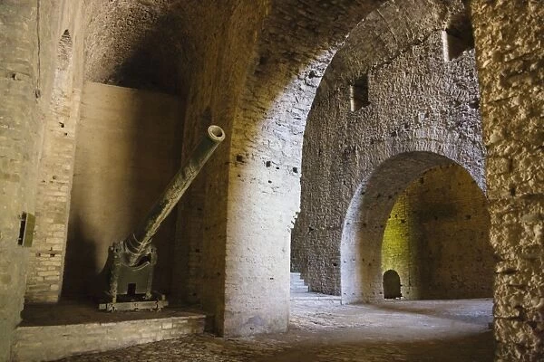 Tunnel inside the castle of Gjirokastra