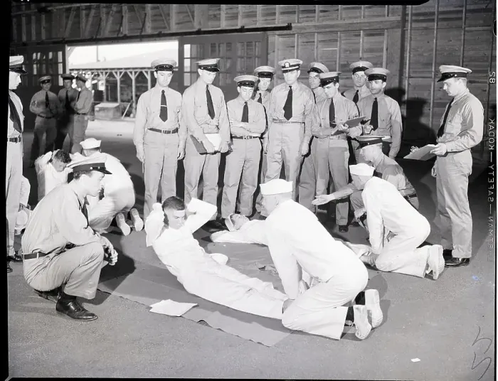 Framed Print : Tunney Watching Sailors Doing Situps Framed Print : Tunney Watching Sailors Doing Situps