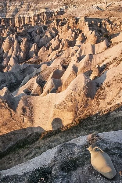 Turkey, Cappadocia, Love Valley, Landscape with rock formations