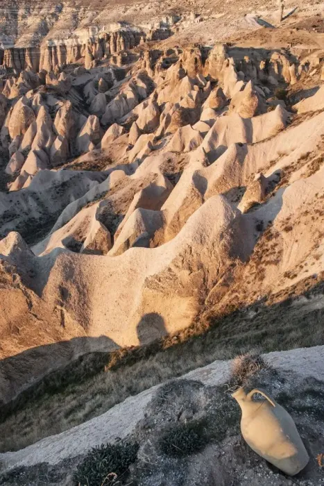 Framed Print : Turkey, Cappadocia, Love Valley, Landscape with rock formations Framed Print : Turkey, Cappadocia, Love Valley, Landscape with rock formations