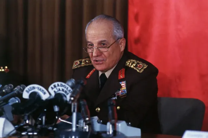 Framed Print : Turkey's General Kenan Evren
