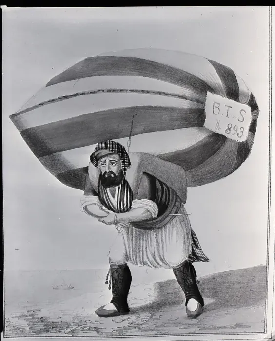 Framed Print : Turkish Porter Carrying A Huge Load Framed Print : Turkish Porter Carrying A Huge Load