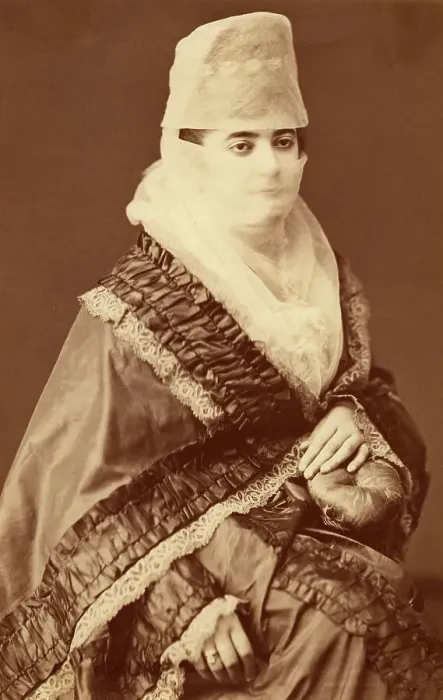Framed Print : Turkish Woman Wearing a Veil Framed Print : Turkish Woman Wearing a Veil