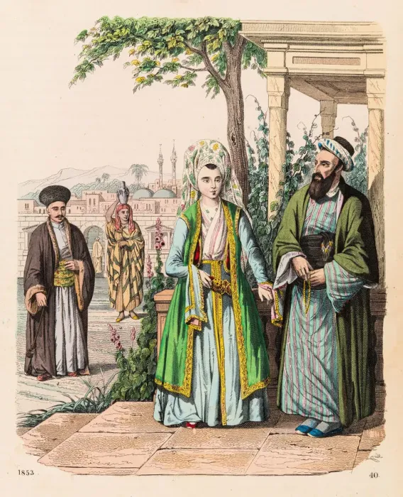 Framed Print : The Turks illustration 1853 Framed Print : The Turks illustration 1853