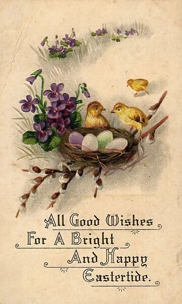Turn of the Century Easter postcard