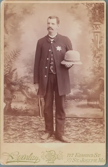 Framed Print : Turn-of-the-Century Policeman Framed Print : Turn-of-the-Century Policeman