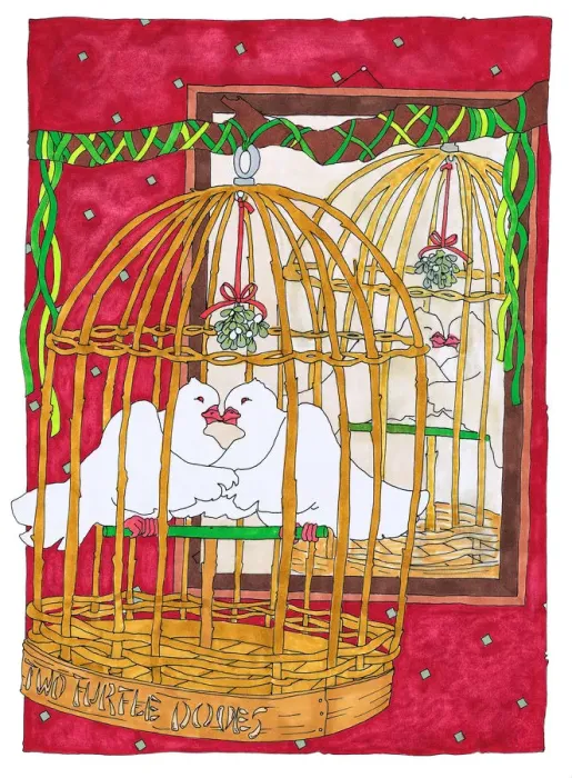 Framed Print : Two Turtle Doves Framed Print : Two Turtle Doves