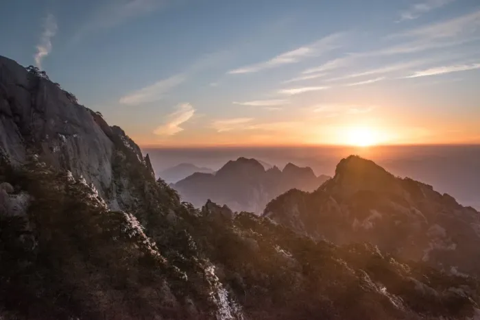 Framed Print : turtle peak view point, Huangshan (Yellow Mountains), Eastern China