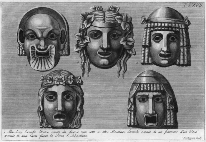Framed Print : Tuscan Masks Framed Print : Tuscan Masks