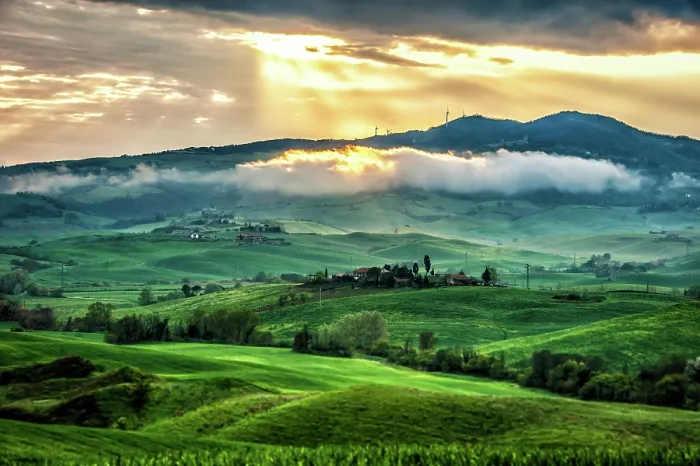 Framed Print : Tuscan Sunburst Framed Print : Tuscan Sunburst