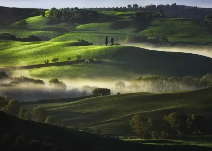 Framed Print : Tuscany Landscape Framed Print : Tuscany Landscape