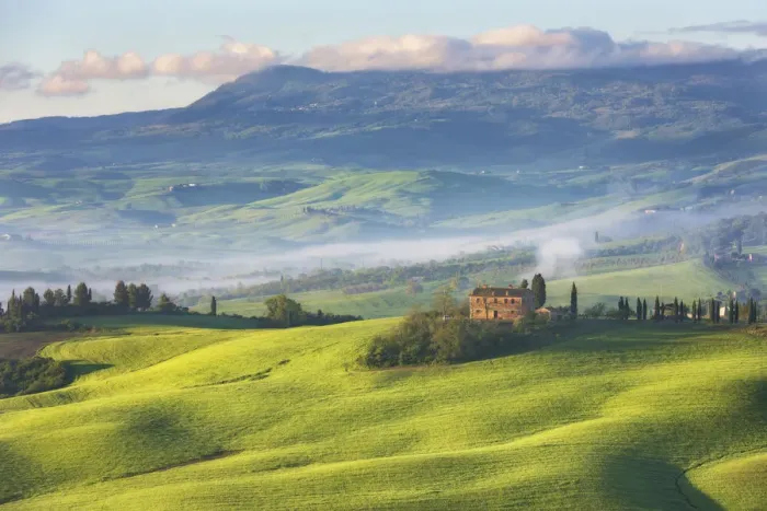 Framed Print : Tuscany Landscape Framed Print : Tuscany Landscape