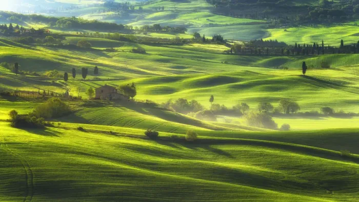 Framed Print : Tuscany Landscape Framed Print : Tuscany Landscape