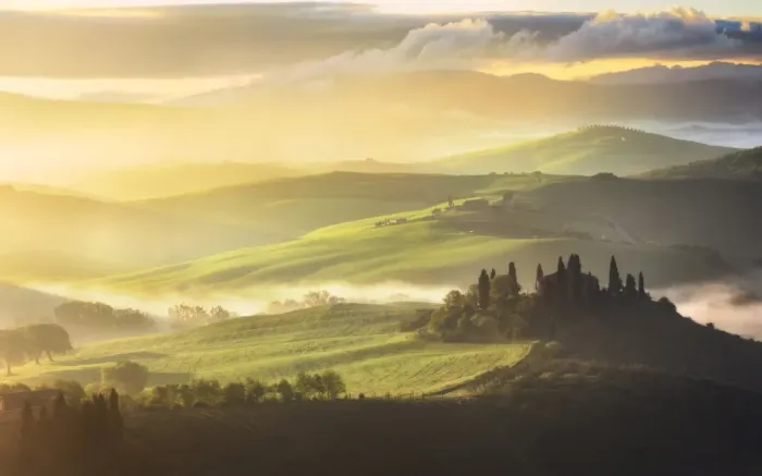 Framed Print : Tuscany Landscape Framed Print : Tuscany Landscape