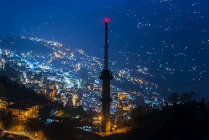 Framed Print : TV tower at Gangtok, Sikkim, India