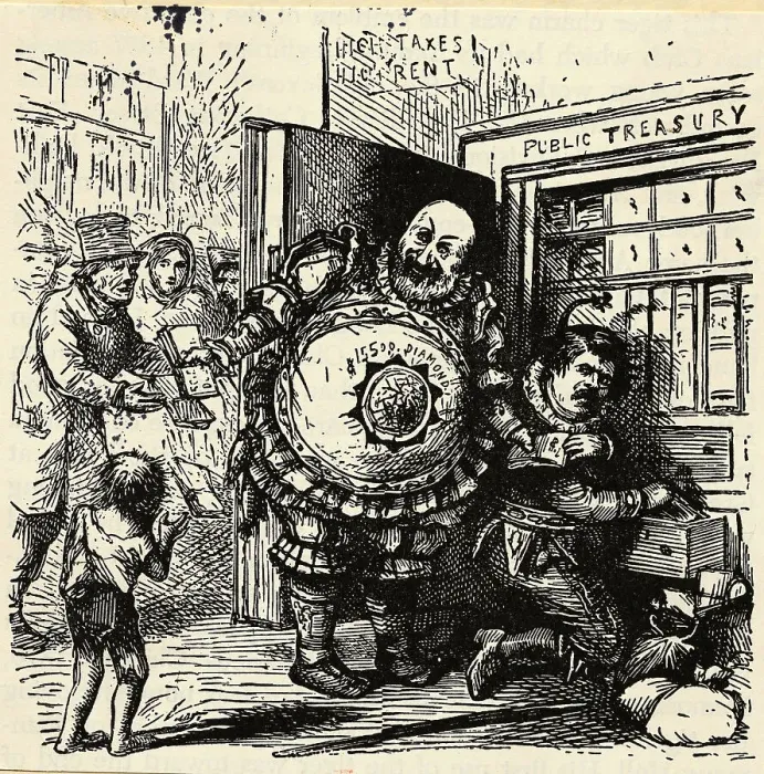 Framed Print : Tweedledee and Sweedledum by Thomas Nast Framed Print : Tweedledee and Sweedledum by Thomas Nast