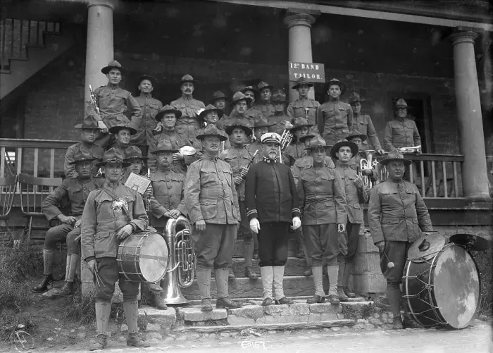 Framed Print : Twelfth Coast Artillery Band Framed Print : Twelfth Coast Artillery Band