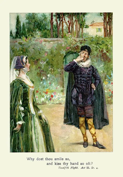 Framed Print : Twelfth Night, Act iii, sc. 4