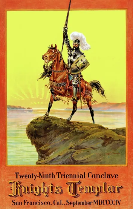 Framed Print : Twenty-ninth Triennial Conclave Knights Templar Framed Print : Twenty-ninth Triennial Conclave Knights Templar