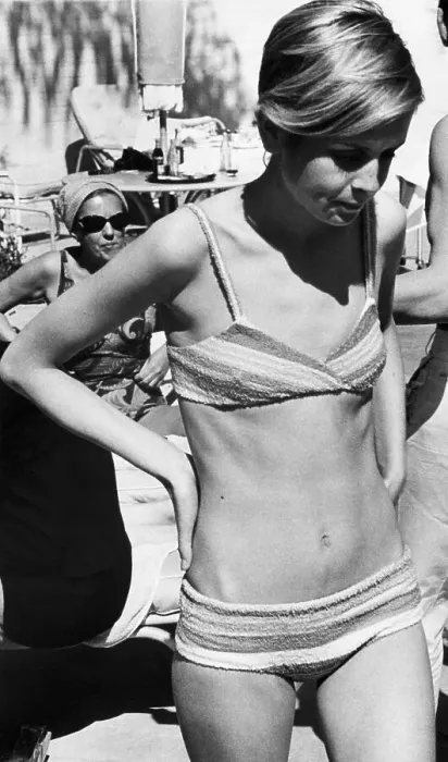 Framed Print : Twiggy Poolside Framed Print : Twiggy Poolside