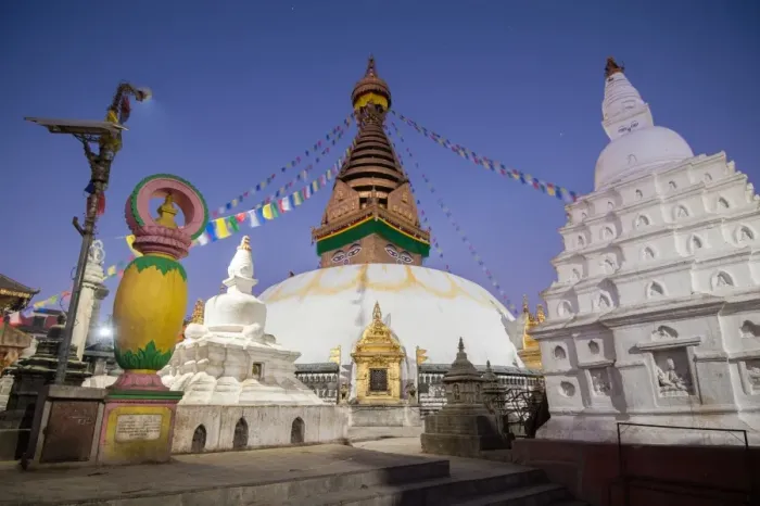 Framed Print : Twilight Swayambhunath Framed Print : Twilight Swayambhunath