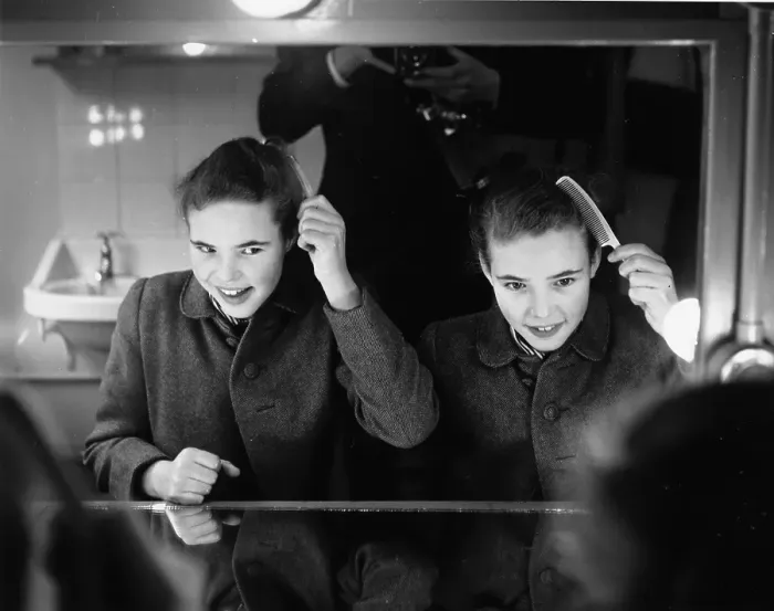 Framed Print : Twin Actresses