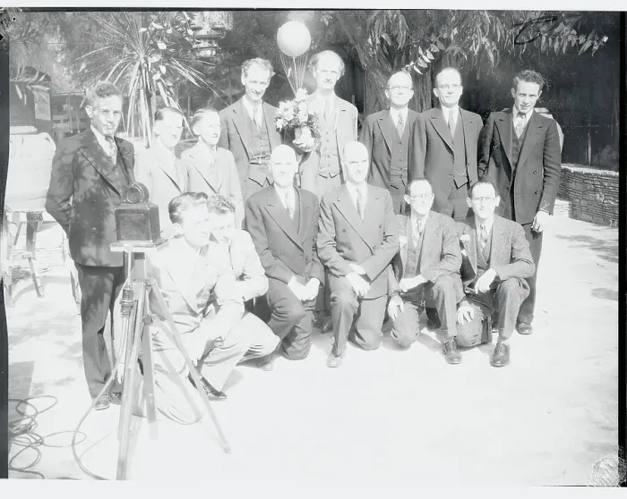 Framed Print : Twins Club Members Posing Together