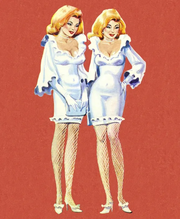 Framed Print : Twins Wearing Same Outfit Framed Print : Twins Wearing Same Outfit