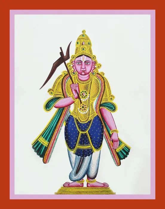 Framed Print : Two-armed Balabhadra stands in samabhanga Framed Print : Two-armed Balabhadra stands in samabhanga