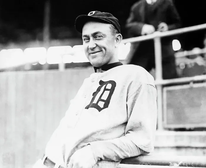 Framed Print : Ty Cobb in His Baseball Uniform