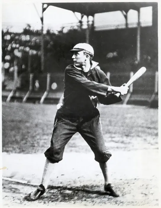 Framed Print : Ty Cobb In Batting Position Framed Print : Ty Cobb In Batting Position
