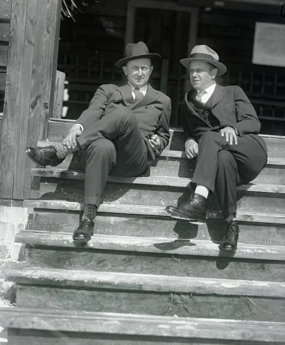 Framed Print : Ty Cobb with his brother J.P. Cobb Framed Print : Ty Cobb with his brother J.P. Cobb