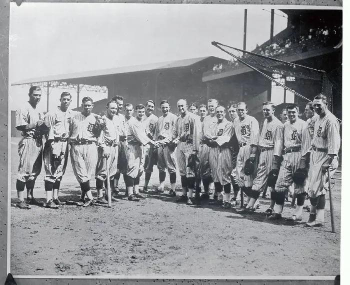 Framed Print : Ty Cobb and the Detroit Tiger Baseball Team Framed Print : Ty Cobb and the Detroit Tiger Baseball Team