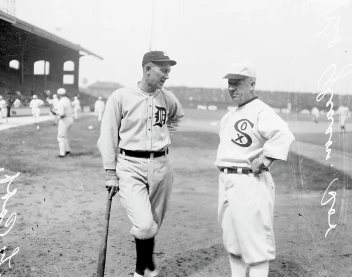 Framed Print : Ty Cobb And Kid Gleason Framed Print : Ty Cobb And Kid Gleason
