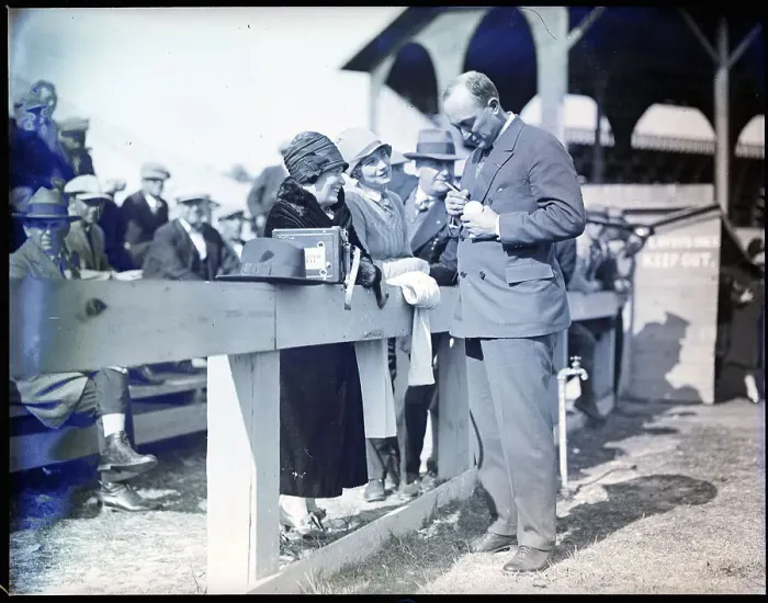 Framed Print : Ty Cobb Signing Ball For Woman Framed Print : Ty Cobb Signing Ball For Woman