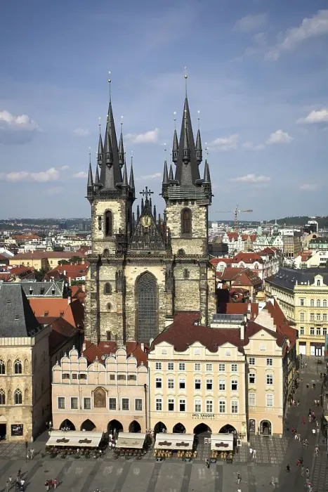 Framed Print : Tyn Cathedral in Stare Mesto, the Old Town Square, Prague, Czech Republic Framed Print : Tyn Cathedral in Stare Mesto, the Old Town Square, Prague, Czech Republic