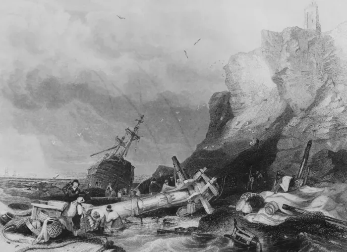 Framed Print : Tynemouth Shipwreck Framed Print : Tynemouth Shipwreck