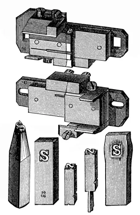 Framed Print : Typesetting font parts Framed Print : Typesetting font parts