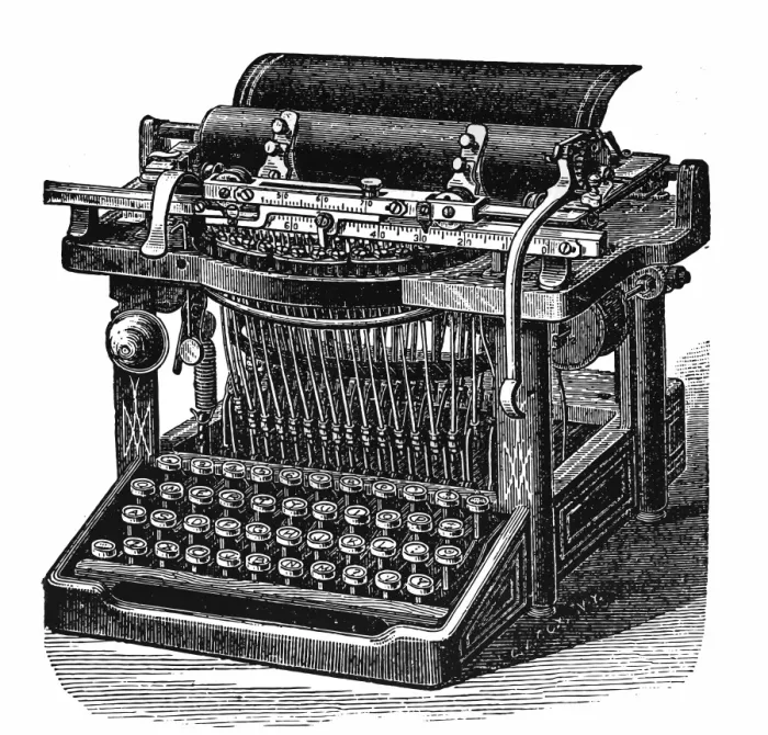 Framed Print : Typewriter Framed Print : Typewriter