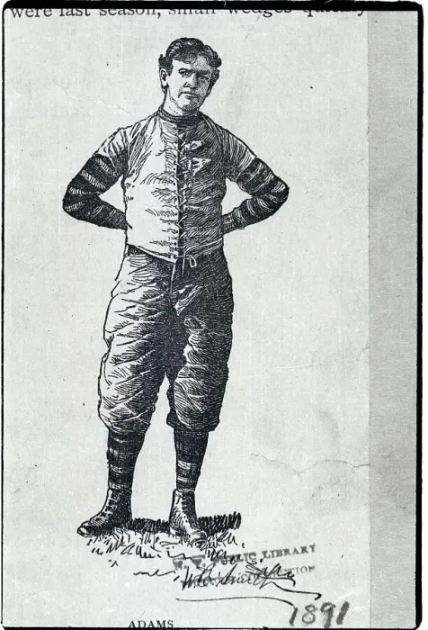 Framed Print : Typical Football Outfit, 1891 Framed Print : Typical Football Outfit, 1891
