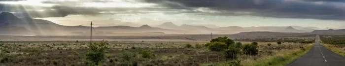 Framed Print : A typical Karoo landscape. The Karoo is a dry and arid area, with lots of history Framed Print : A typical Karoo landscape. The Karoo is a dry and arid area, with lots of history